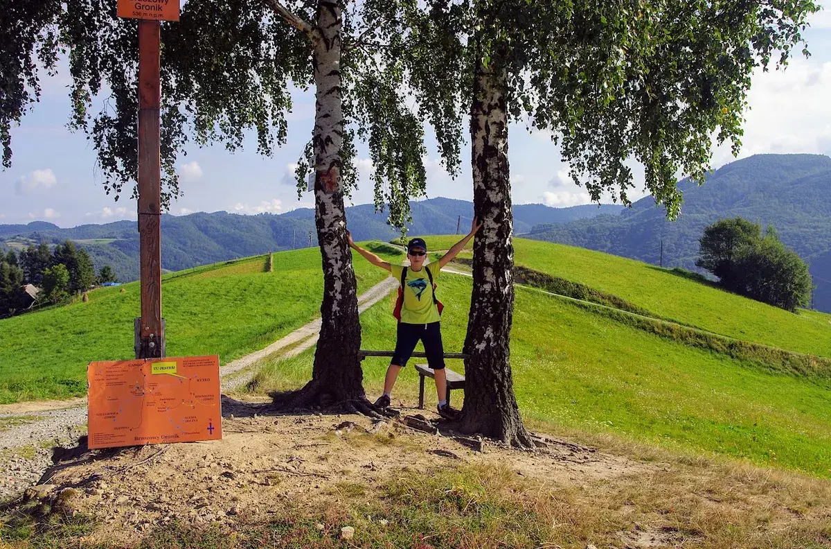 Brzozowy Gronik 536 m n.p.m.