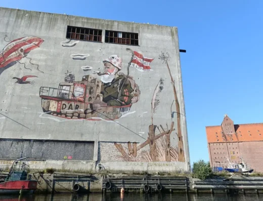 Mural w Darłowie