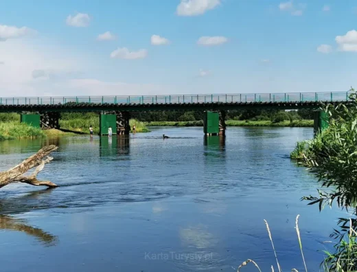 Najdłuższy drewniany most w Polsce