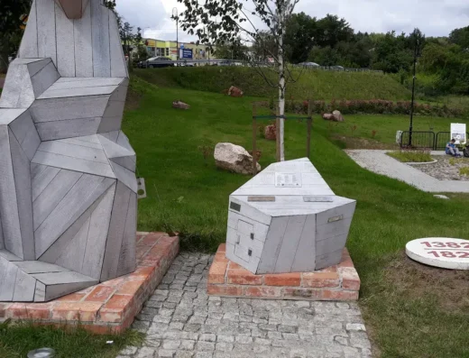 Philosophers alley in Kartuzy