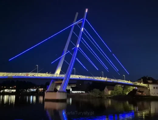 Pieszy most w Mikołajkach