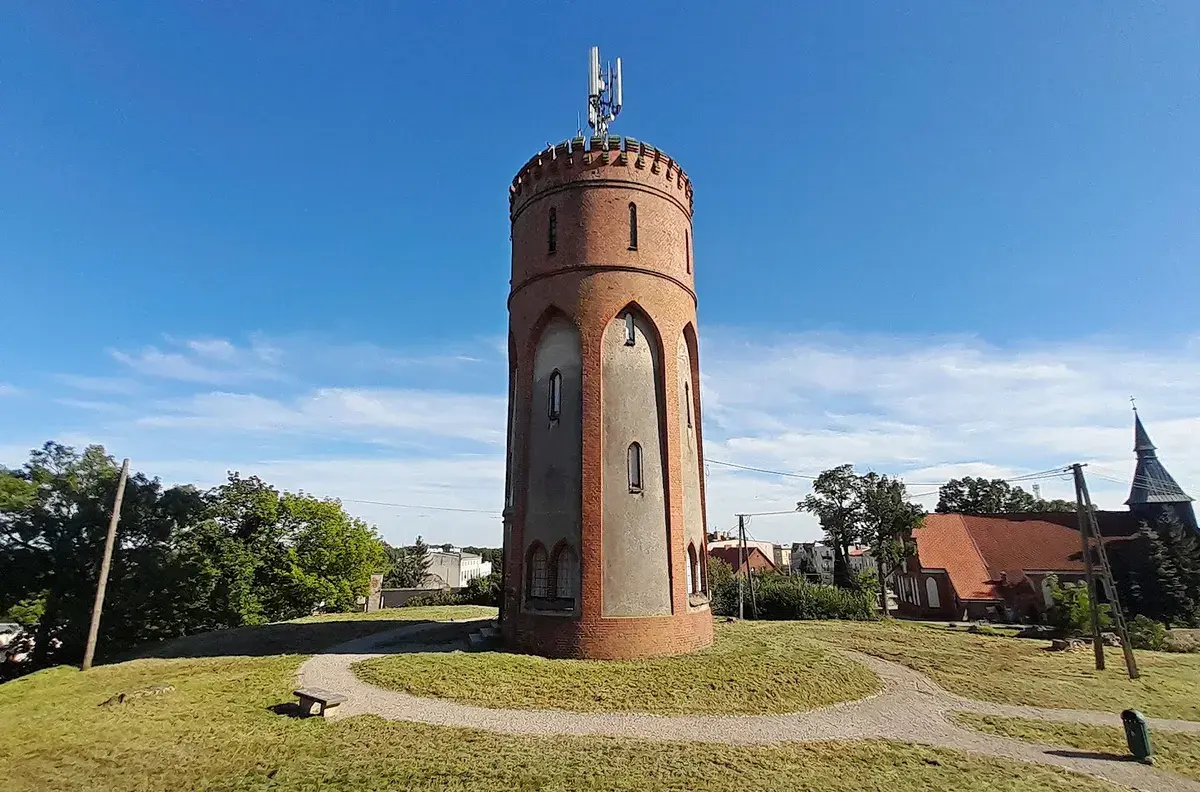 Ruiny zamku krzyżackiego. Filar gdaniska.