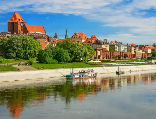 The observation platform – panorama of Torun