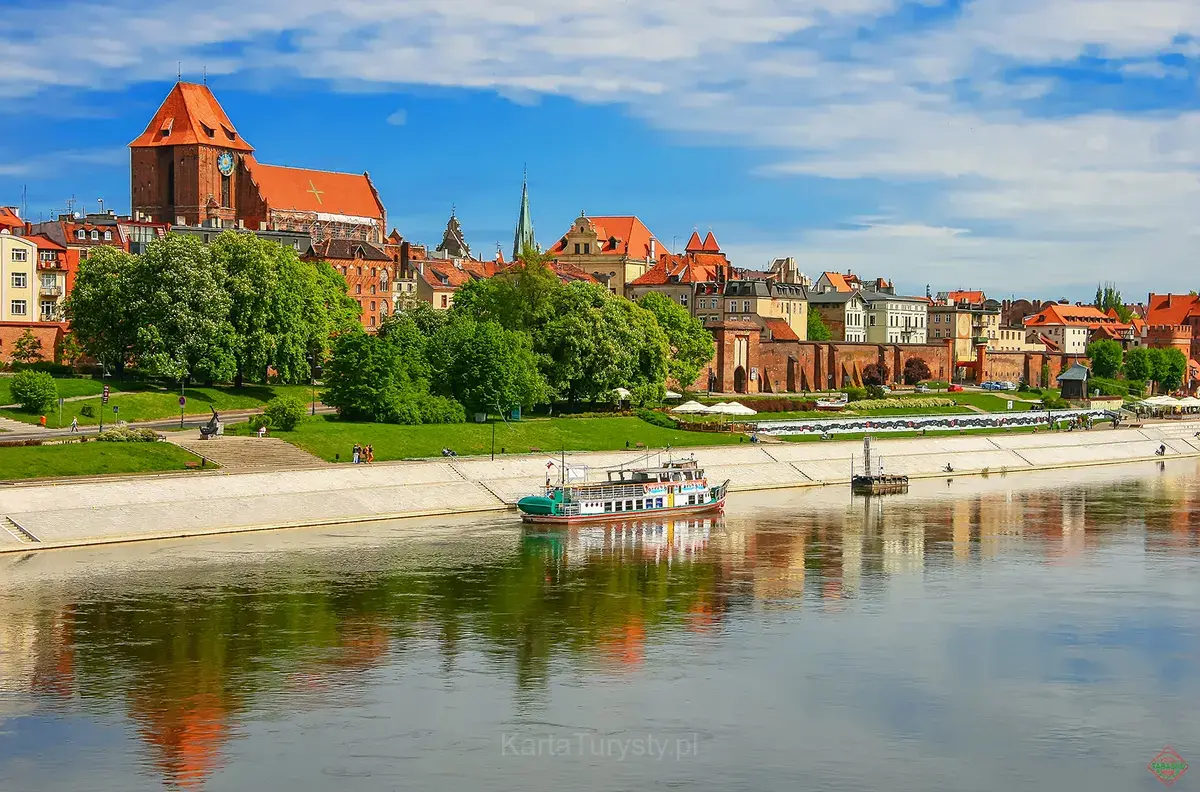 The observation platform – panorama of Torun