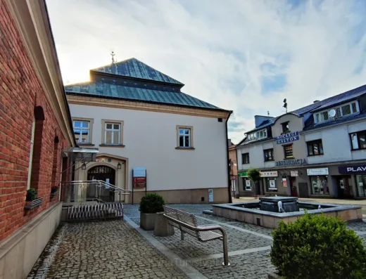 Town square in Przeworsk