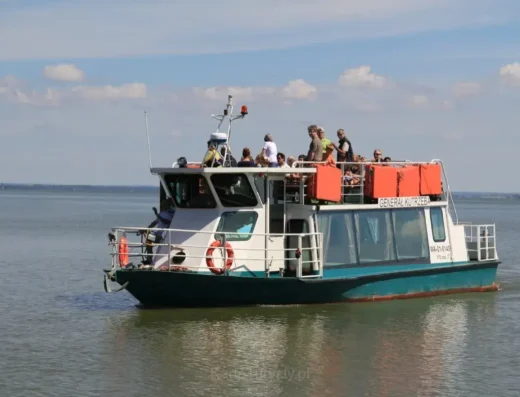 Tramwaj Wodny przystanek w Tolkmicku