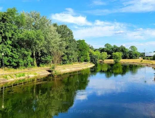 Promenada wzdłuż Gwdy w Pile